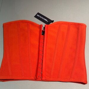 PrettyLittleThing Bright Orange Bustier